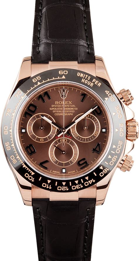 rolex rose gold daytona straps